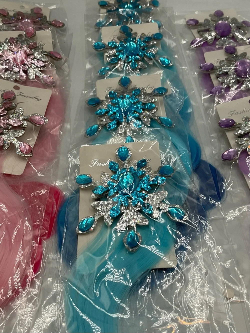 Fashion Jewelry Sparkle Hair Clip Set - 10pc
